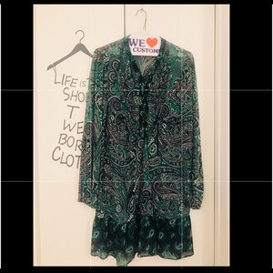 👗Michael Kors😍Hobo Short Dress♥️Parsley. Sz. S